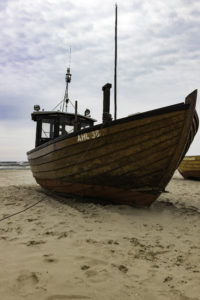 Boot am Strand